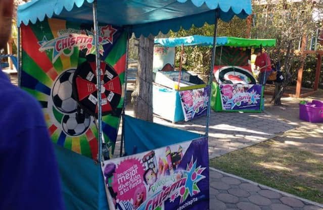 Stand de juegos para fiestas