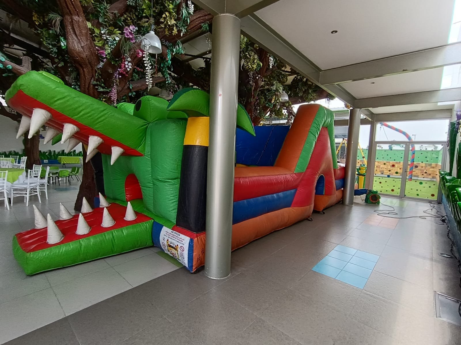 Inflable Cocodrilo